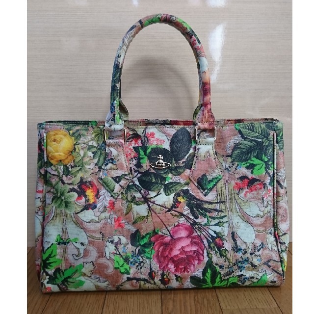 【極稀少】vivienne westwood フローラル 花柄 トートバッグレディース