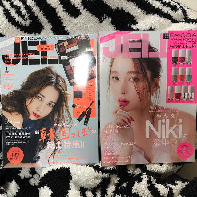 moussy(マウジー)のJELLY ジェリー2冊セット (2018年7月号 2019年1月号) エンタメ/ホビーの雑誌(ファッション)の商品写真