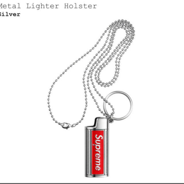 新品未使用 supreme metal lighter holster