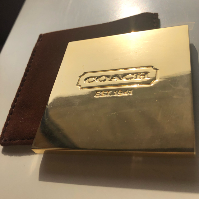 COACH(コーチ)の【USED】COACH 手鏡 値下げ☆ レディースのファッション小物(ミラー)の商品写真