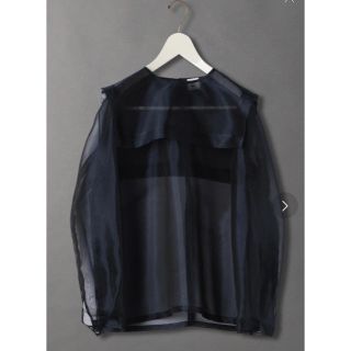 ビューティアンドユースユナイテッドアローズ(BEAUTY&YOUTH UNITED ARROWS)の【未使用新品】ロク roku  ORGANDY SAILOR PULLOVER(シャツ/ブラウス(長袖/七分))