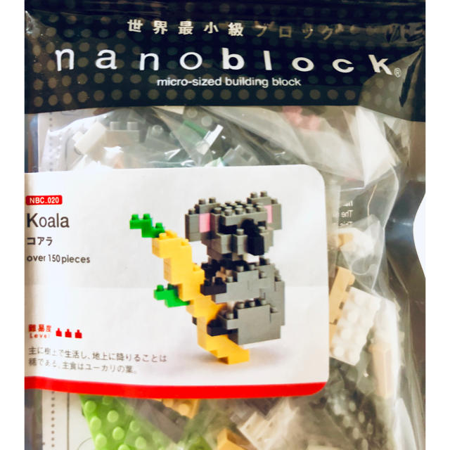 Kawada(カワダ)のnanoblock ナノブロック コアラ 新品未開封 エンタメ/ホビーのおもちゃ/ぬいぐるみ(模型/プラモデル)の商品写真