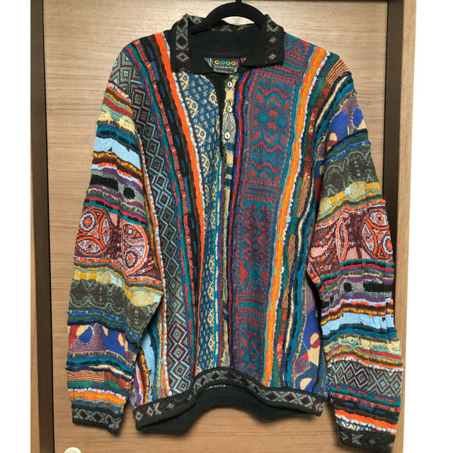 COOGI クージー 3Dニット カーディガン セーター オーストラリア製古着屋STACK