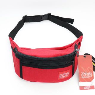 マンハッタンポーテージ(Manhattan Portage)の新品 マンハッタンポーテージ ボディバッグ ウエストポーチ バッグ ロゴ レッド(ボディバッグ/ウエストポーチ)