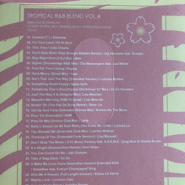 DJ DDT-TROPICANA TROPICAL R&B BLEND エンタメ/ホビーのCD(R&B/ソウル)の商品写真