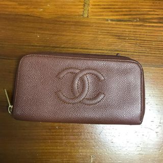 シャネル(CHANEL)のCHANEL シャネル ラウンドジップ長財布(財布)