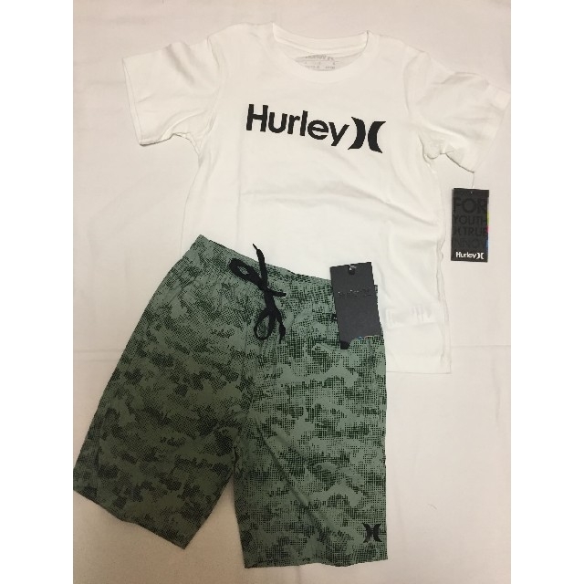 Hurley(ハーレー)の120cm　Hurley Ｔシャツ ＆ ハーフパンツ キッズ/ベビー/マタニティのキッズ服男の子用(90cm~)(Tシャツ/カットソー)の商品写真