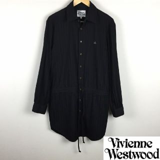 ヴィヴィアンウエストウッド(Vivienne Westwood)の極美品 ヴィヴィアンウエストウッドマン ナイロンジャケット ブラック サイズ46(ナイロンジャケット)