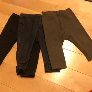 ベビーギャップ(babyGAP)のユニクロ babyGap レギンス パンツ 70㎝ 3枚セット(パンツ)