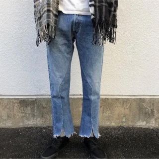 ニードルス(Needles)の美品 OLDPARK SLIT JEANS 裾カット済(デニム/ジーンズ)