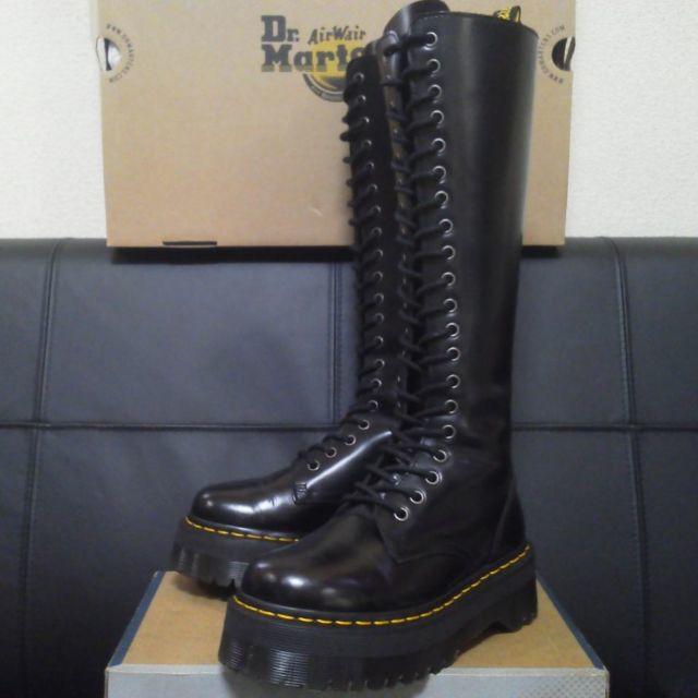 【専用】Dr.Martens BRITAIN UK3 黒 厚底 20ホール