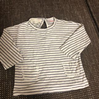 ザラキッズ(ZARA KIDS)のzarababy ボーダーロンT(Ｔシャツ)