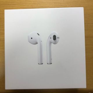 アップル(Apple)の純正品 airpods (ヘッドフォン/イヤフォン)