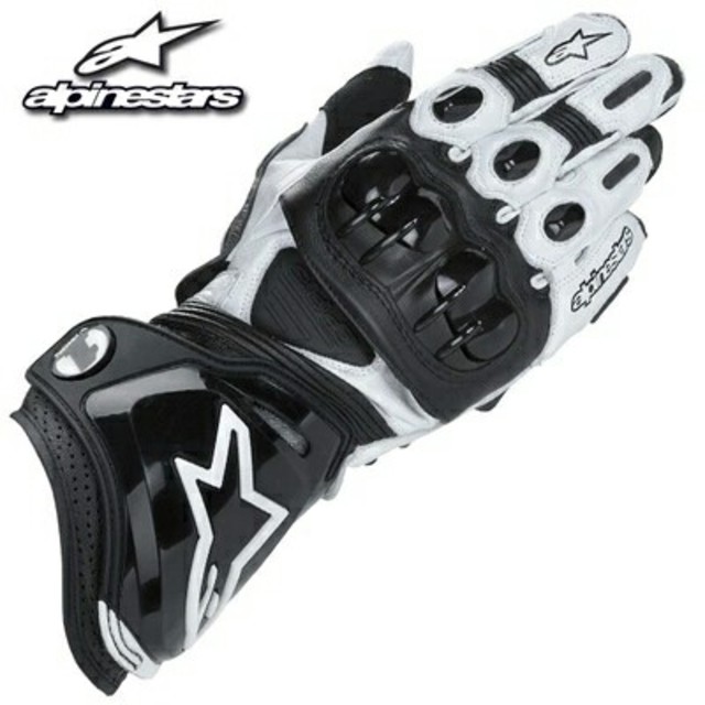 白黒  Alpinestars GP PRO GLOVESバイクグローブ