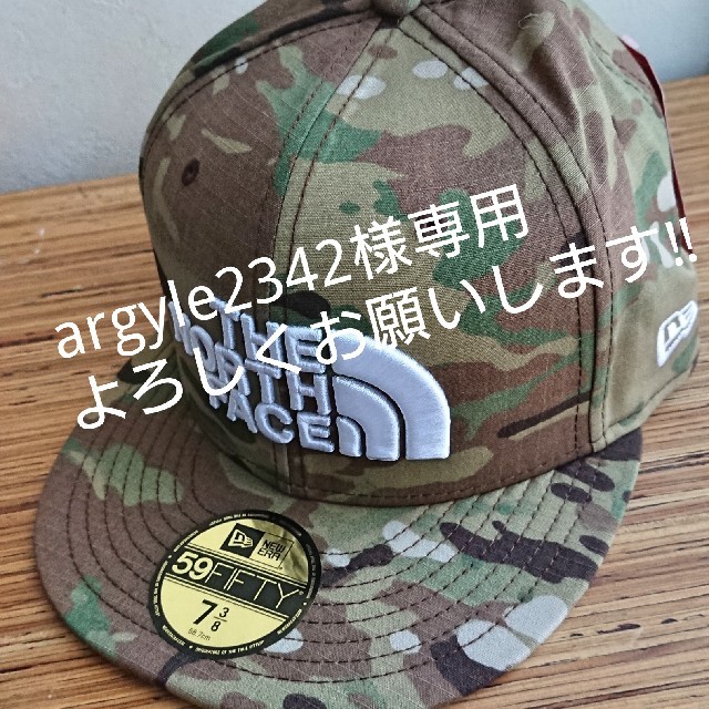 新品❗海外限定 ノースフェイス&ニューエラ コラボキャップ 人気のカモ柄サイズM