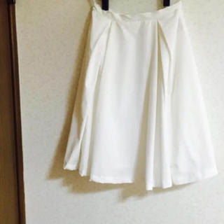 ルクールブラン(le.coeur blanc)のルクールブラン ホワイトスカート(ひざ丈スカート)