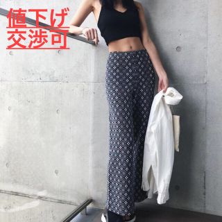 Pattern Jacquard Knit Pants(その他)