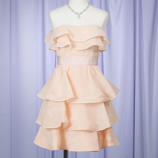 TED BAKER(テッドベイカー)の新品♡TED BAKER LONDON(テッドベイカー)♡ピンクフリルベアドレス レディースのワンピース(ひざ丈ワンピース)の商品写真