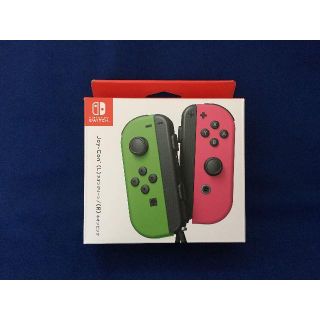 ニンテンドウ(任天堂)のJoy-Con(L) グリーン/(R) ピンク 新品 未開封 納品書付(その他)