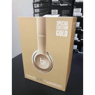 ビーツバイドクタードレ(Beats by Dr Dre)のbeats solo2 wireless MKLD2PA/A ゴールド(ヘッドフォン/イヤフォン)