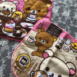 サンエックス(サンエックス)のリラックマ 新品2枚 プチタオルハンカチ(ハンカチ)