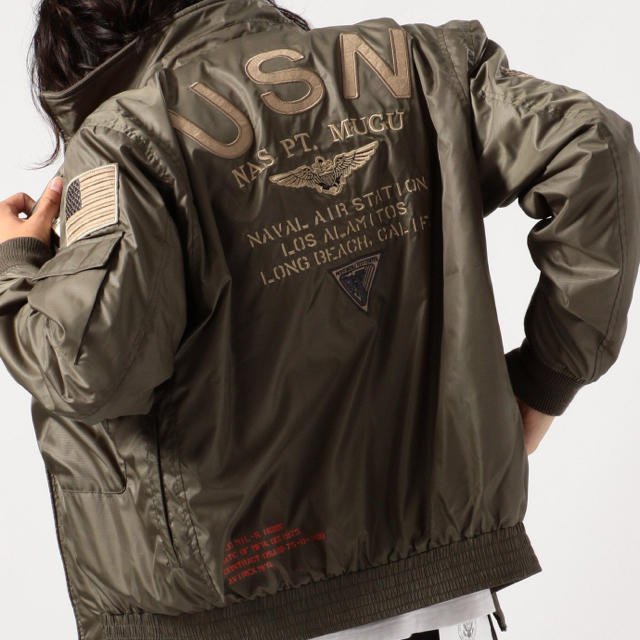 AVIREX(アヴィレックス)のAVIREX(アヴィレックス)WEP JACKET U.S.N. メンズのジャケット/アウター(フライトジャケット)の商品写真