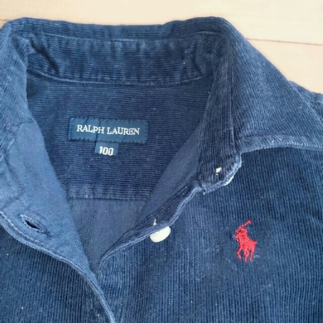 Ralph Lauren(ラルフローレン)のRALPH LAUREN コーデュロイ長袖ワンピース size100  キッズ/ベビー/マタニティのキッズ服女の子用(90cm~)(ワンピース)の商品写真