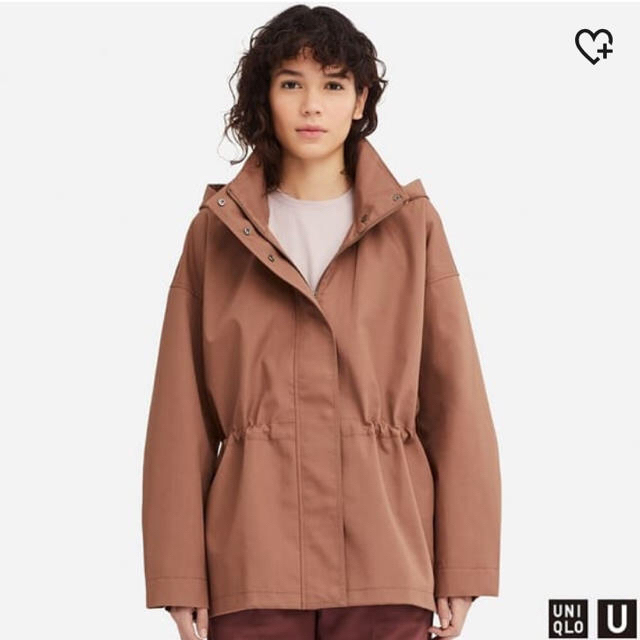 UNIQLO(ユニクロ)の新品 タグ付き 完売商品 uniqlo U  brown M レディースのジャケット/アウター(ナイロンジャケット)の商品写真