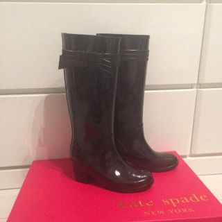 ケイトスペードニューヨーク(kate spade new york)のケイトスペード♠️人気長靴(レインブーツ/長靴)