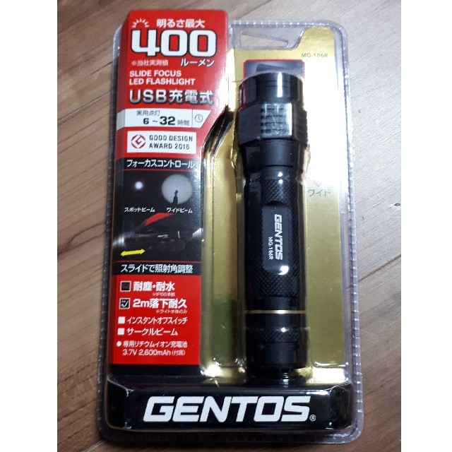 GENTOS(ジェントス)のGENTOS ジェントス USB LEDライト スポーツ/アウトドアのアウトドア(ライト/ランタン)の商品写真