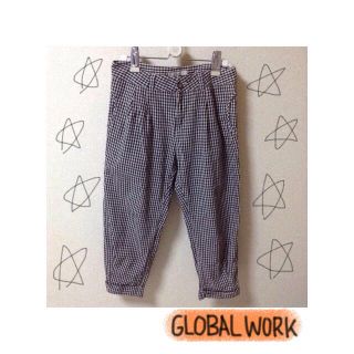 グローバルワーク(GLOBAL WORK)のチェックパンツ♡(カジュアルパンツ)