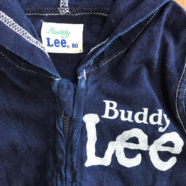 Buddy Lee(バディーリー)の【とらママ様専用】Buddy Lee パーカー デニム風 80 キッズ/ベビー/マタニティのベビー服(~85cm)(カーディガン/ボレロ)の商品写真