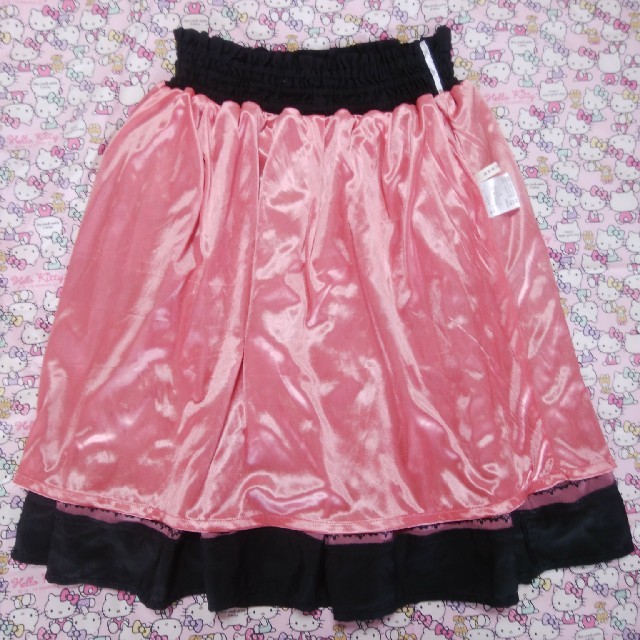 axes femme(アクシーズファム)のaxes アクシーズ 不思議の国アリス スカート 黒×ピンク M   レディースのスカート(ひざ丈スカート)の商品写真