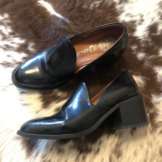 ジェフリーキャンベル(JEFFREY CAMPBELL)のジェフリーキャンベル チャンキーヒール(ローファー/革靴)