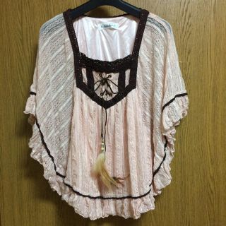 ギャルフィット(GAL FIT)の早い者勝ち♡可愛いポンチョ風トップス(Tシャツ(半袖/袖なし))