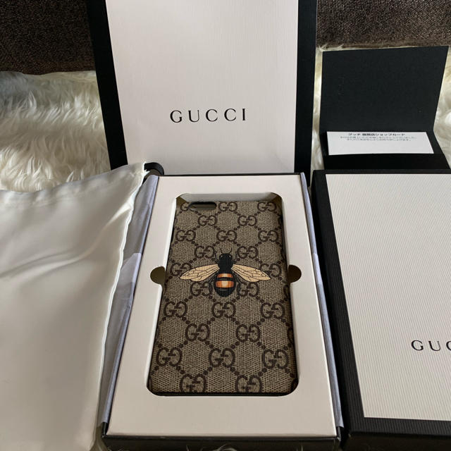 iphone8 ケース エルメス | Gucci - GUCCI携帯ケースiPhone6ｓplusの通販 by Saku｜グッチならラクマ