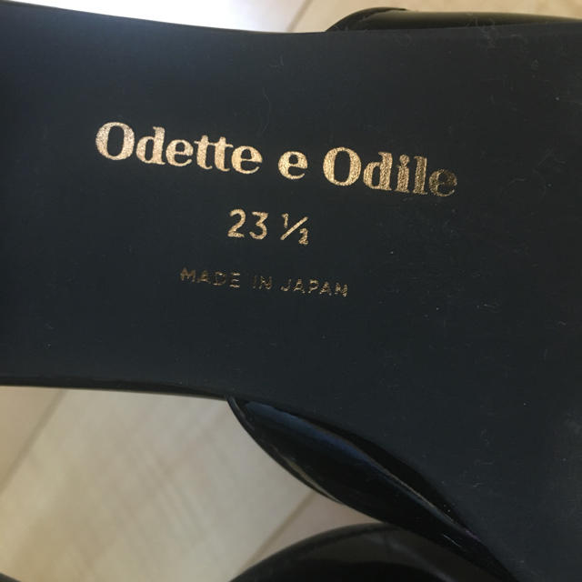 Odette e Odile(オデットエオディール)の美品🌟オデットエオディール🌟ストラップサンダル🌟黒23.5cm レディースの靴/シューズ(サンダル)の商品写真