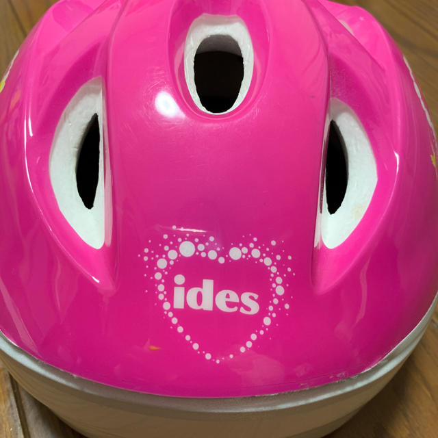 ides(アイデス)のヘルメット プリンセス 子供用 キッズ/ベビー/マタニティの外出/移動用品(自転車)の商品写真