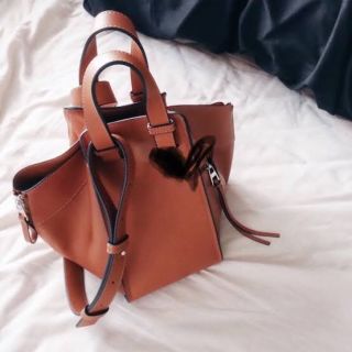 本革 ショルダー バッグ ハンモック ハンドバッグ ブラウン ロエベ LOEWE(ショルダーバッグ)