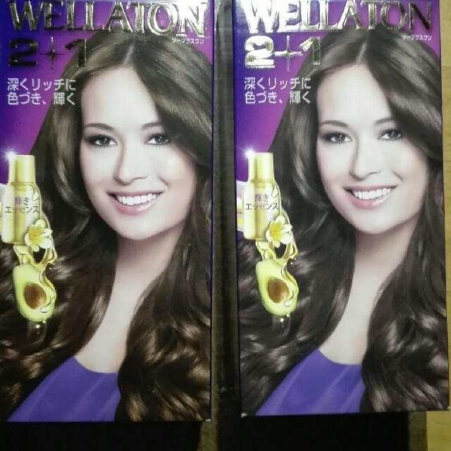 WELLA(ウエラ)の２個セット♪ WELLATON ウエラトーン ツープラスワン8CB 7CB  コスメ/美容のヘアケア/スタイリング(白髪染め)の商品写真