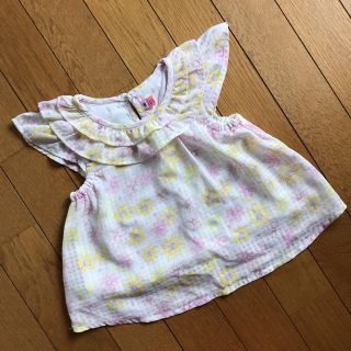 ベベ(BeBe)の新品 BeBe 花柄 チュニック 80(シャツ/カットソー)