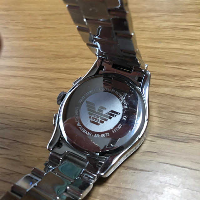 Emporio Armani(エンポリオアルマーニ)のEMPORIO ARMANI AR-0673 腕時計 メンズの時計(腕時計(アナログ))の商品写真