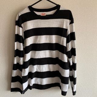 ザリアルマッコイズ(THE REAL McCOY’S)のBUCO　リアルマッコイズ　 ボーダー　ロンT　 Mサイズ  バイカー(Tシャツ/カットソー(七分/長袖))