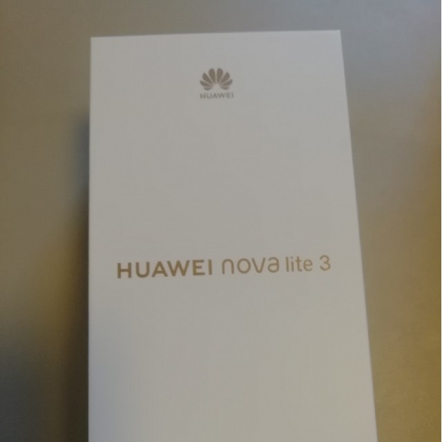 スマートフォン/携帯電話HUAWEI nova lite 3 新品未開封 オーロラブルー