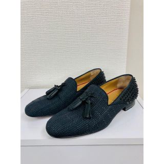 クリスチャンルブタン(Christian Louboutin)のChristianLouboutin/タッセル スタッズローファー 美品 正規品(ドレス/ビジネス)