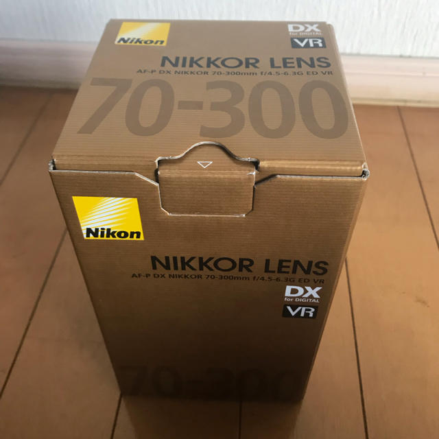 Nikon(ニコン)の【最終値下げ】NIKON AF−Ｐ 70-300 F/4.5-6.3 DX VR スマホ/家電/カメラのカメラ(レンズ(ズーム))の商品写真