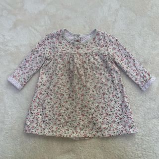 プチバトー(PETIT BATEAU)の★プチバトー 小さな花柄 ワンピース 12M★(ワンピース)