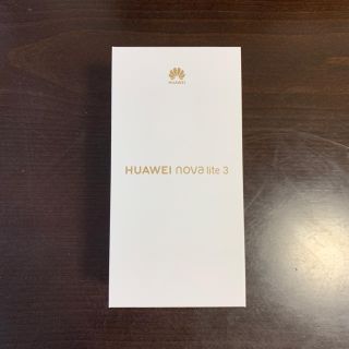 アンドロイド(ANDROID)のHUAWEI nova lite3 コーラルレッド SIMフリー 未開封品(スマートフォン本体)