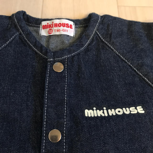 mikihouse(ミキハウス)のミキハウス つなぎ キッズ/ベビー/マタニティのベビー服(~85cm)(カバーオール)の商品写真