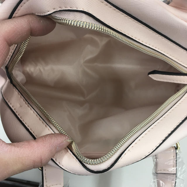 SNIDEL(スナイデル)のsnidel  ベビーピンクのミニボストン レディースのバッグ(ショルダーバッグ)の商品写真
